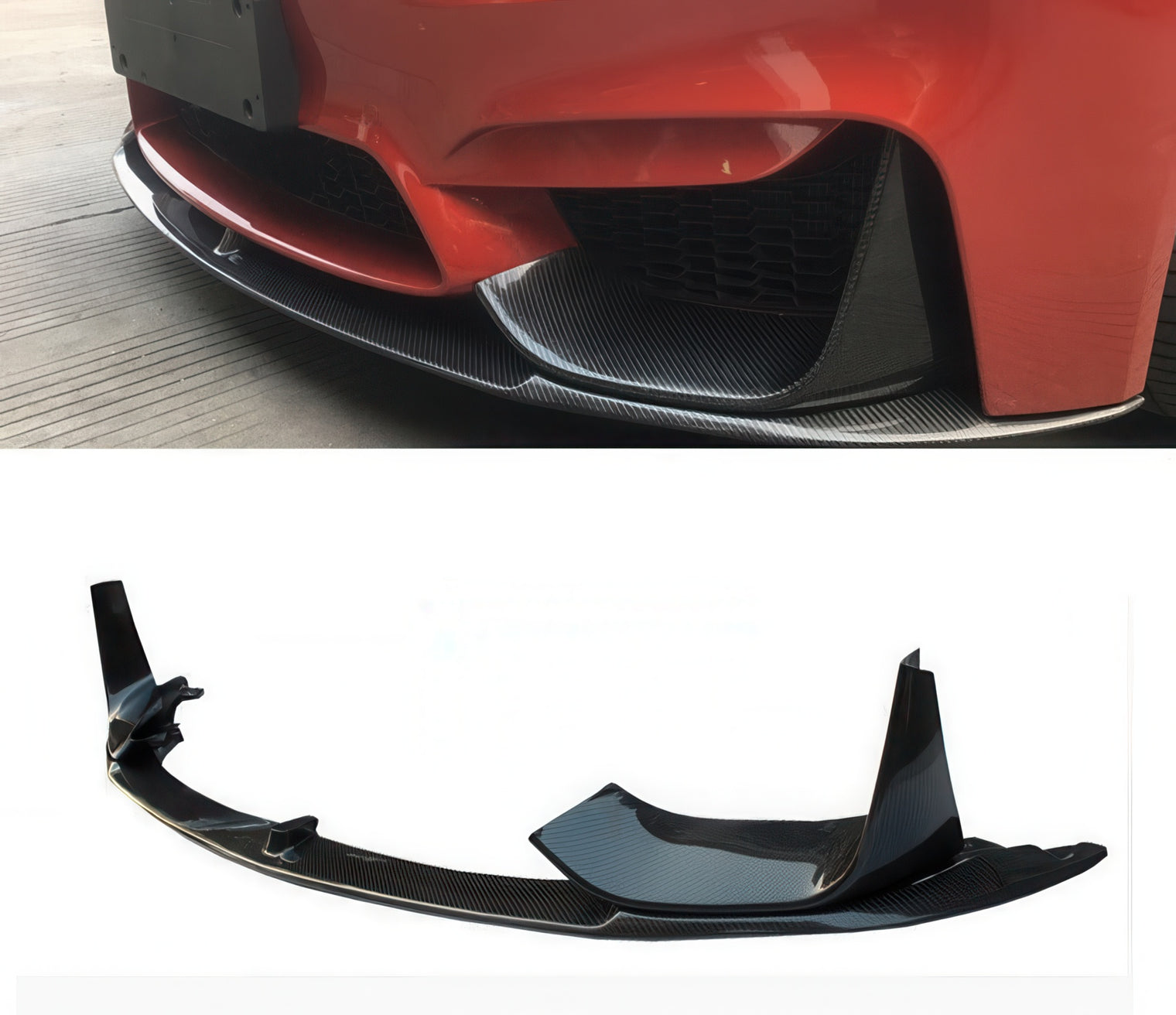 MP Style Carbon Fiber Front Lip for BMW F80 F82 M3 & M4