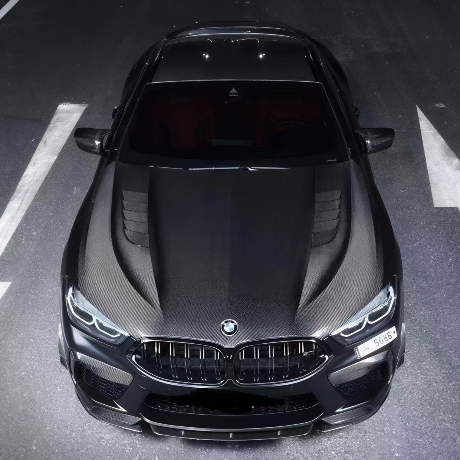 V Style Carbon Fiber Hood for BMW G14 G15 G16 M850i & 840i