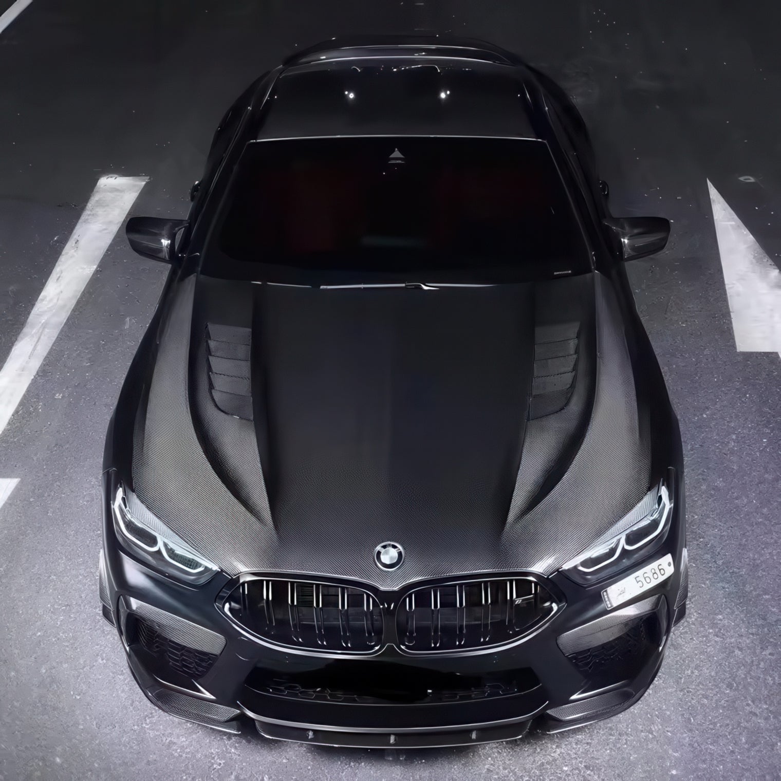 V Style Carbon Fiber Hood for BMW G14 G15 G16 M850i & 840i